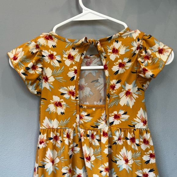 BTWEEN Printed Fit & Flare Dress for Girls/size 6 - Picture 7 of 10